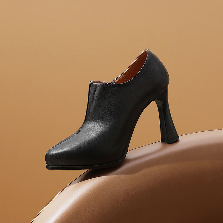 Deep Mouth Single Shoes 2025 Spring Pointed Toe Stiletto Heels
