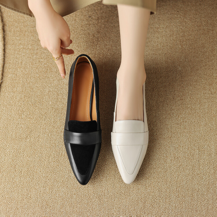 Minimalist Leather Loafers for Women and Men